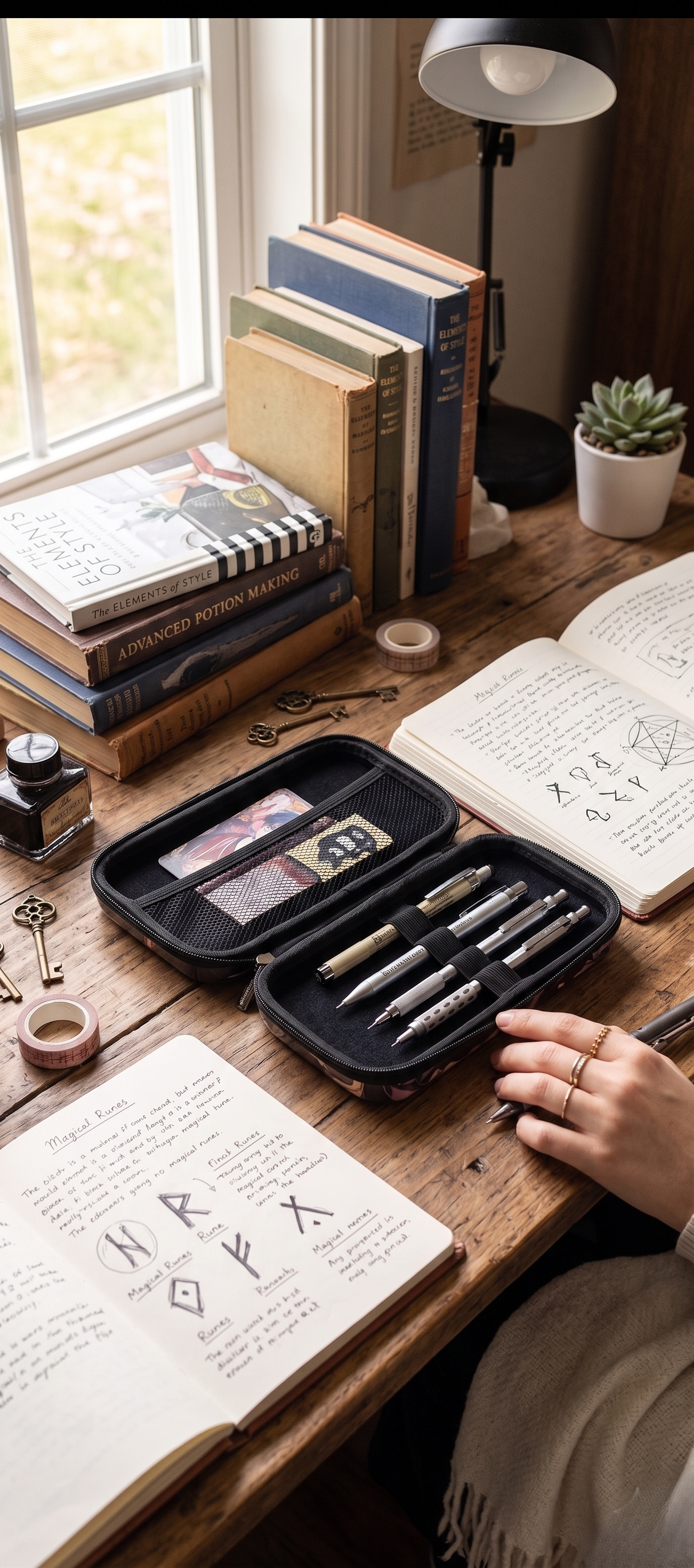Harry Potter Anime Style Hard Shell Pencil Pouch