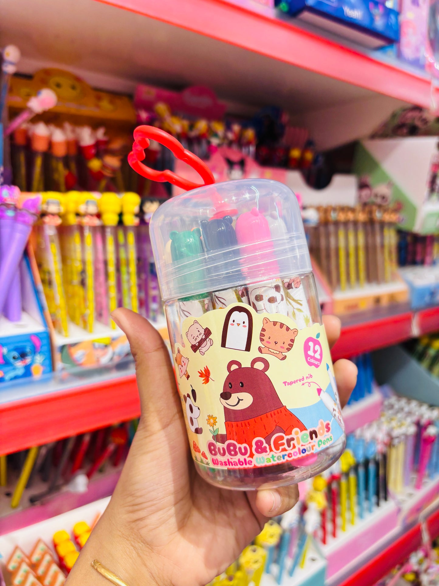 Washable Marker Pen Set (12 Colors)