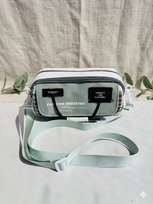 Urban Check Pouch With Sling ( 6080 )