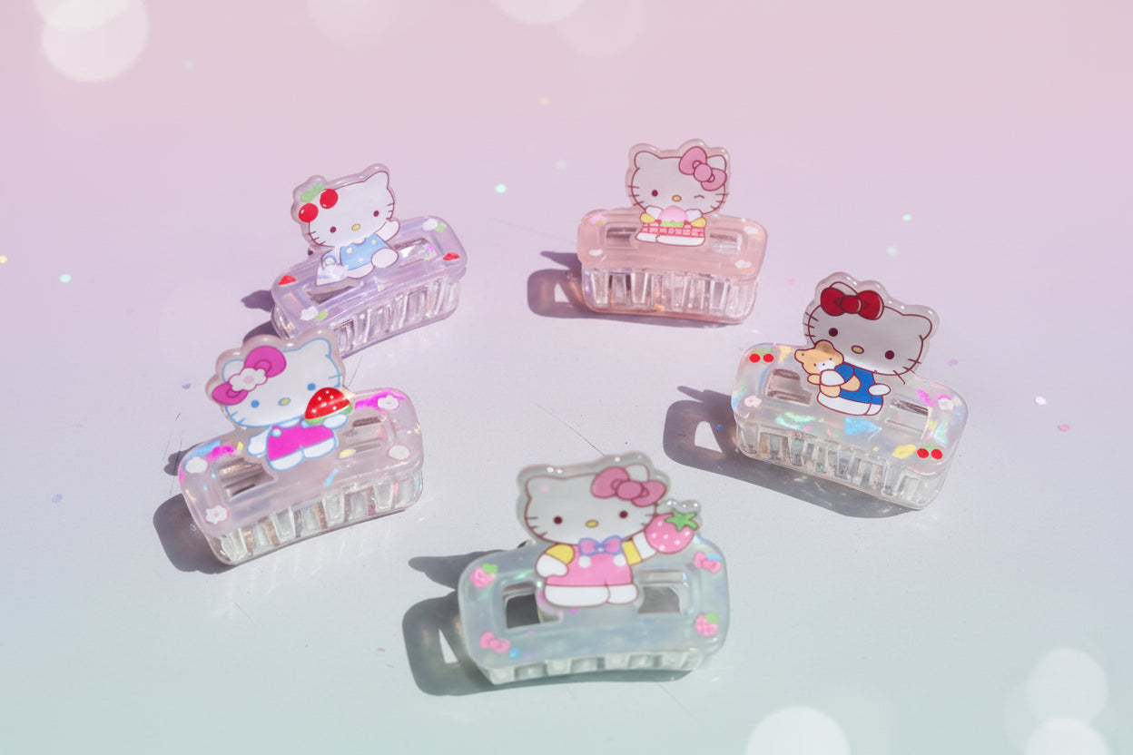 Hello Kitty Character Hair Clips