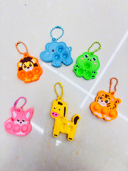 Silicone Pop it Keychain