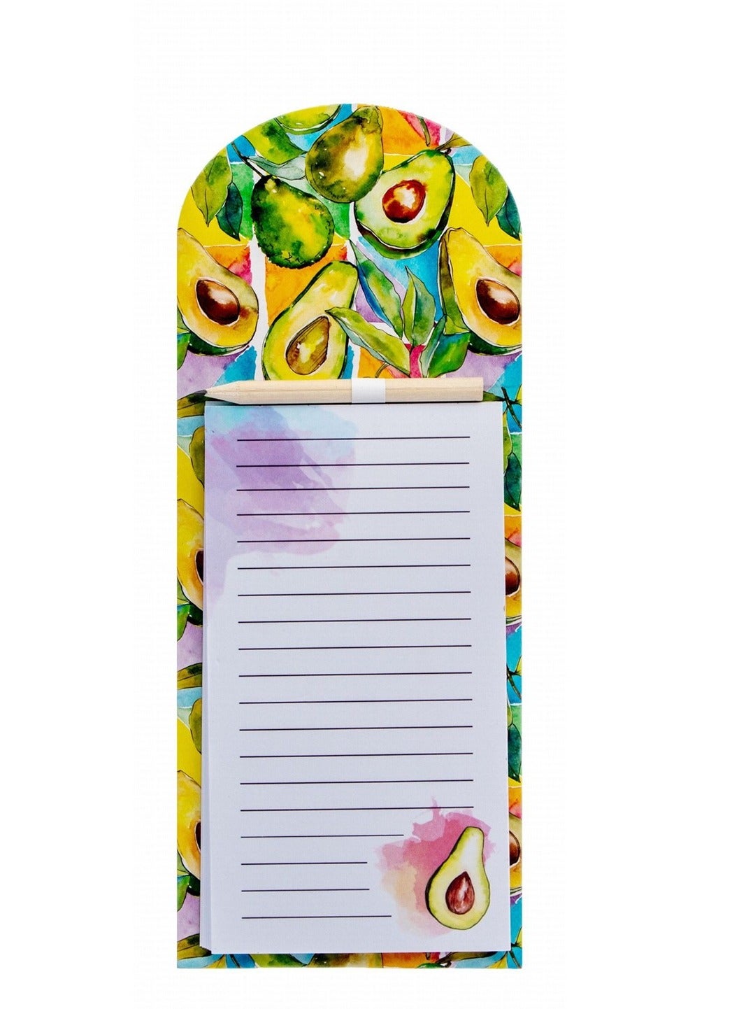40-Sheet Memo Pad With Pencil And Magnetic Back Assorted Designs