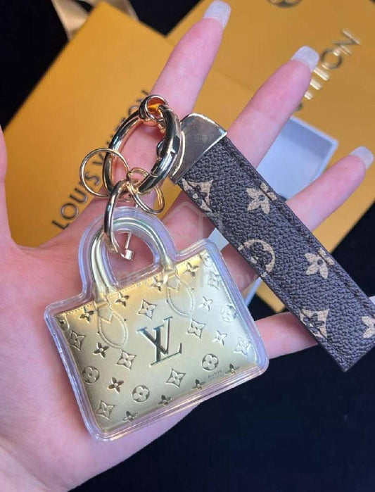 Luxury Handbag Charm Keychain