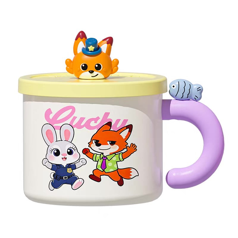 Zootopia Stainless Steel Insulated Mug with Lid (500ml)