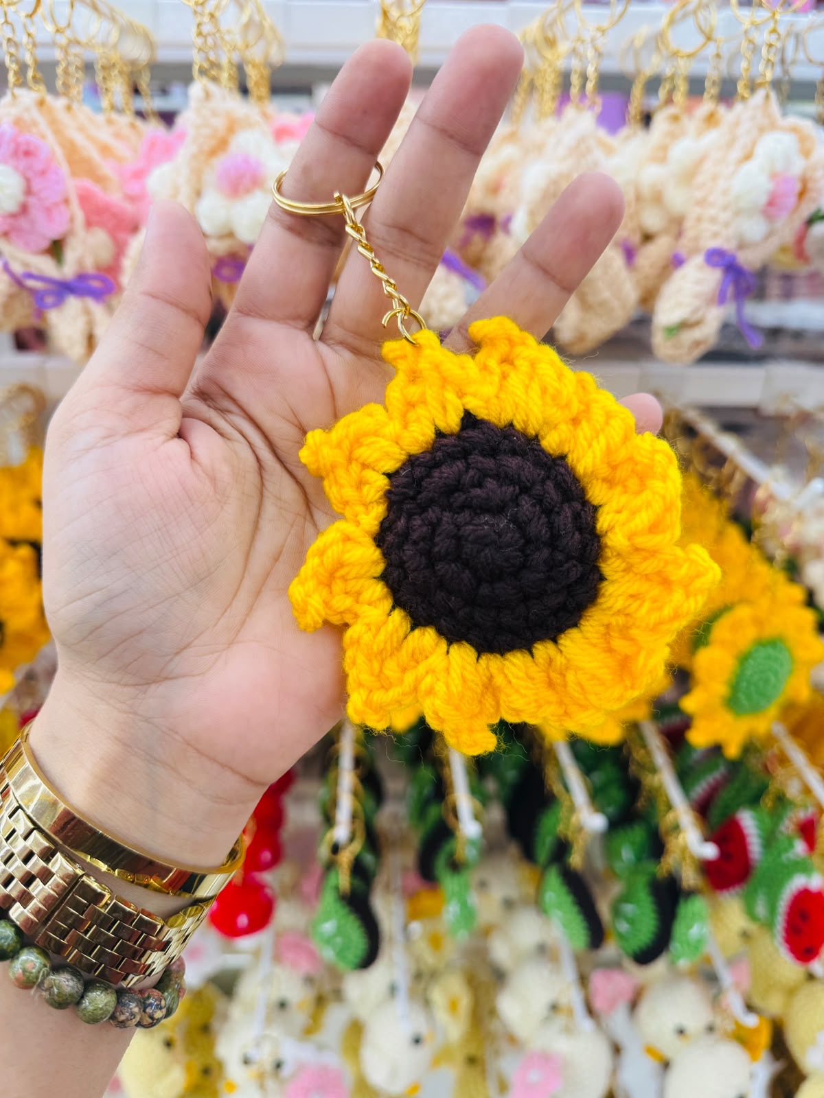 Cute Crochet Keychain