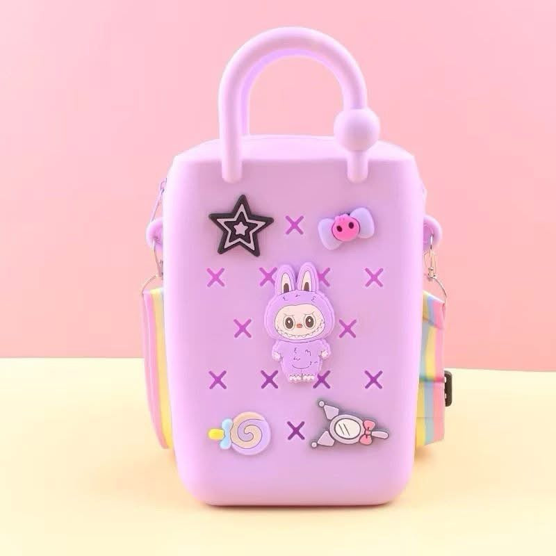 Labubu Sling Bag with Charms