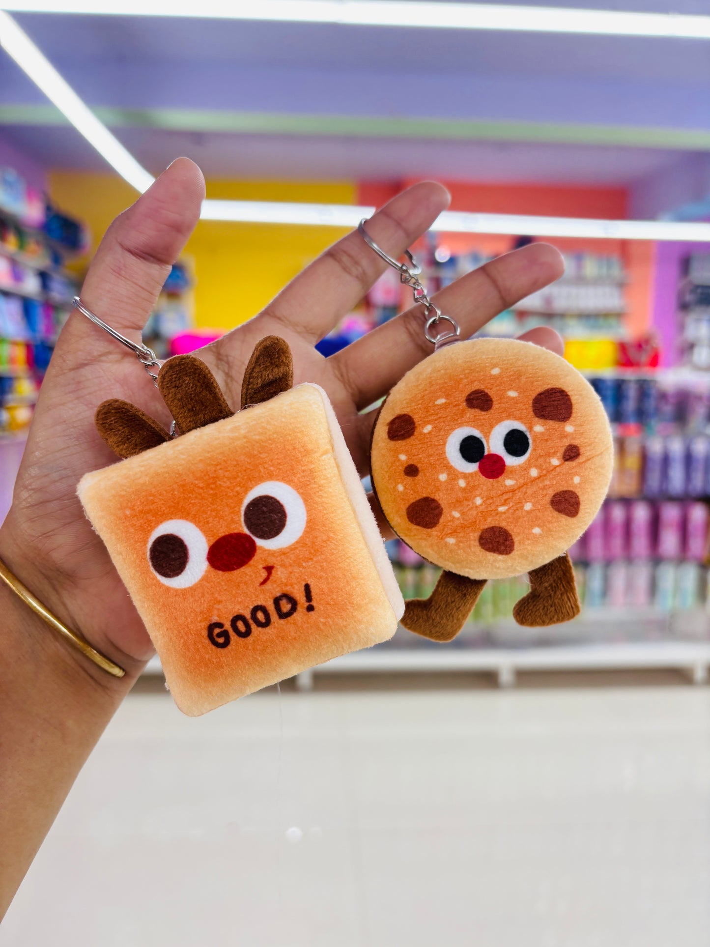Mini Gourmet Snacks Plush Keychain