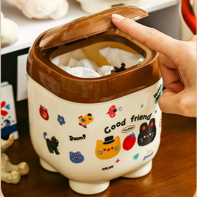 Kawaii Dustbin Trash Can