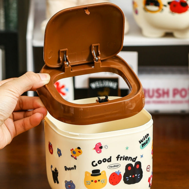 Kawaii Dustbin Trash Can