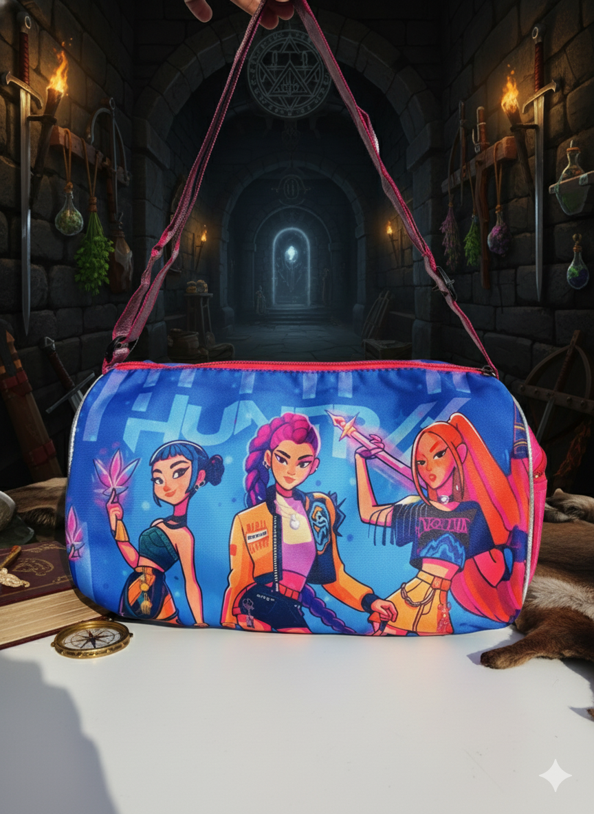 K Pop Demon Hunters Duffle Bag For Kids