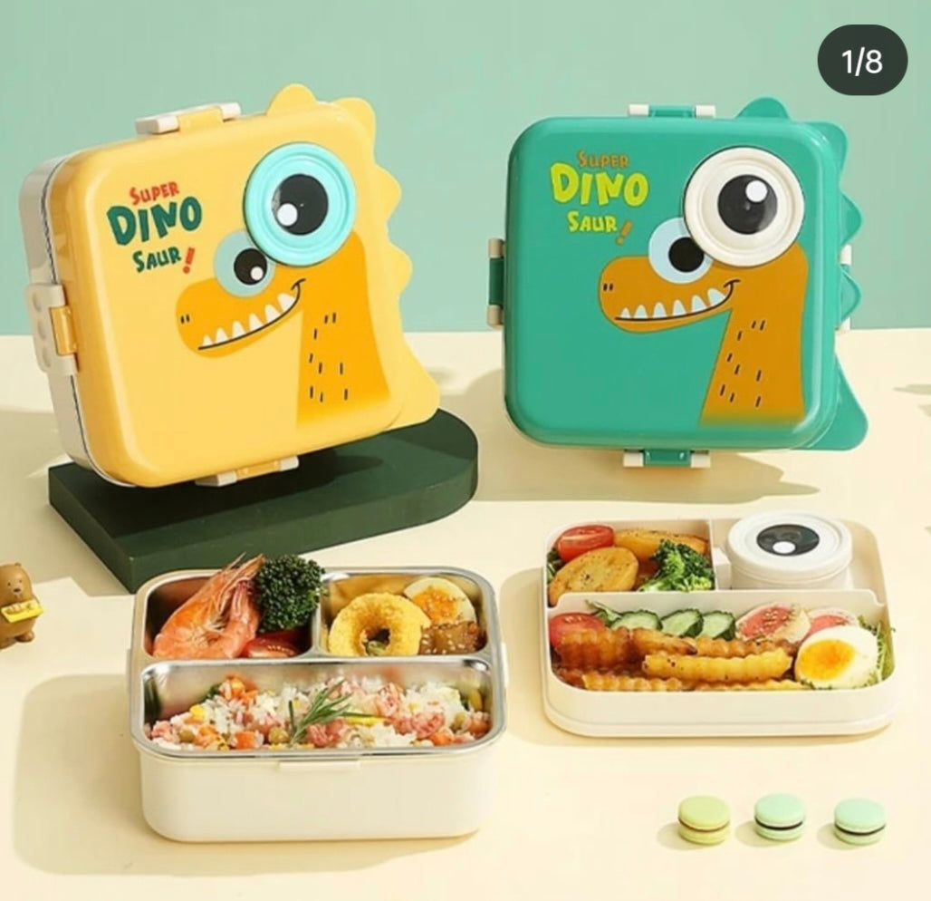 Dino Design Bento Stainless Steel Lunch Box