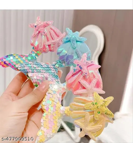 Mermaid Hair Clips ( Pack of 2 )