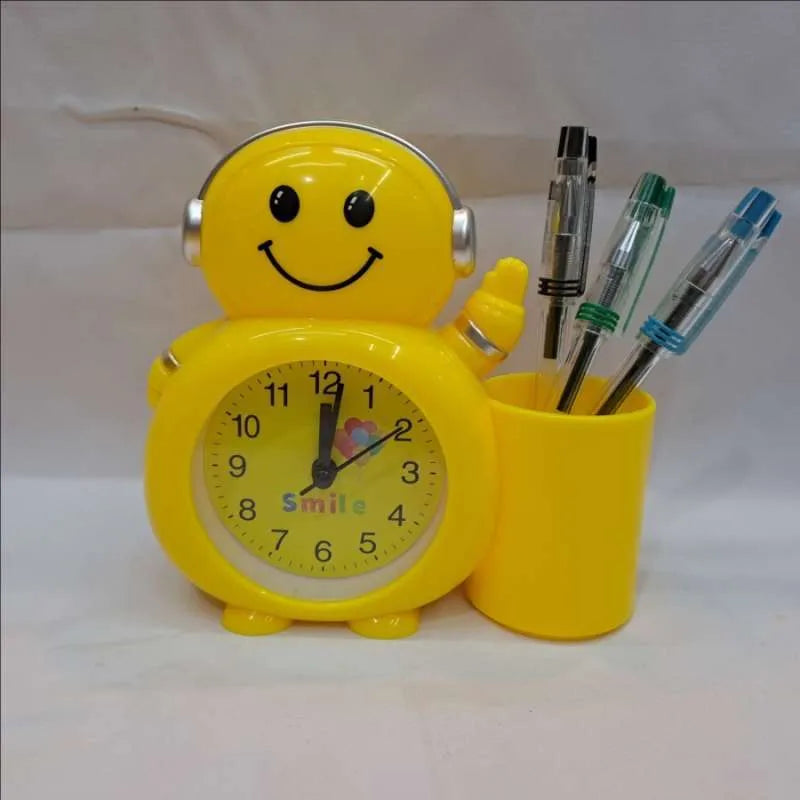 Cute Alarm Clock + Pen Stand