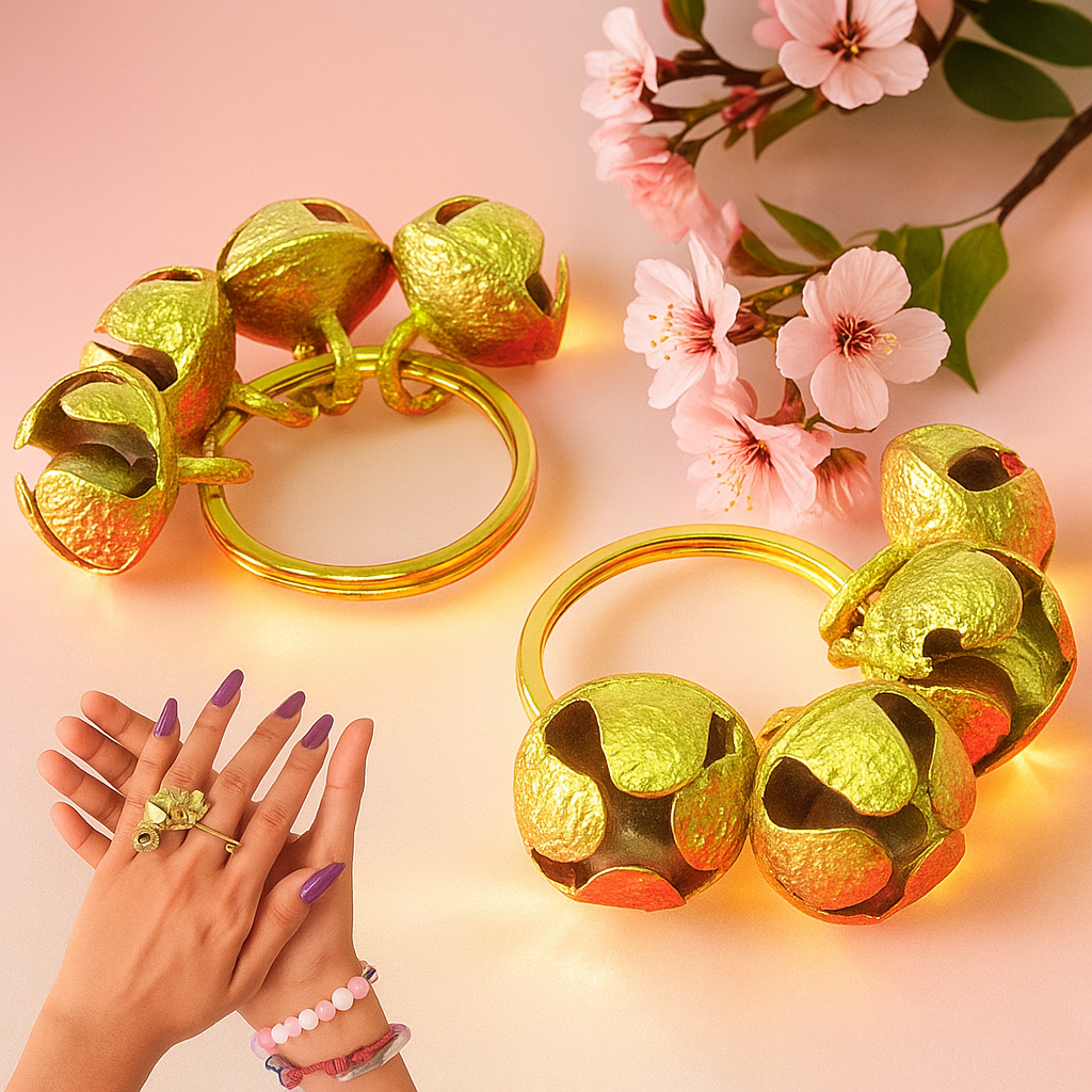 Ghungroo Finger Ring Set of 2