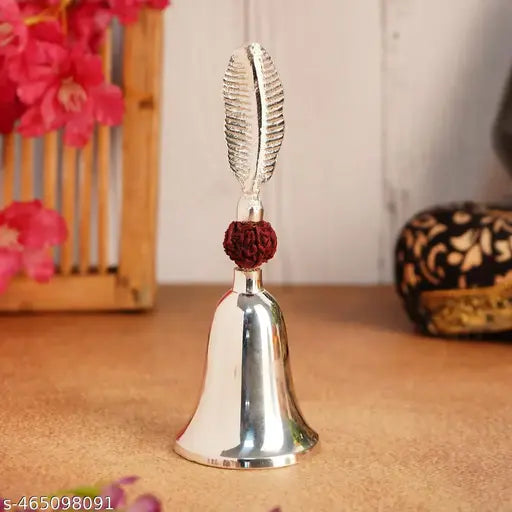 Rudraksh Silver Bell