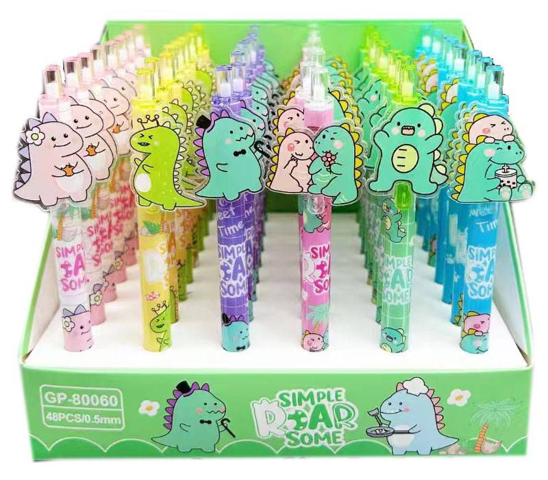 Cute Cartoon Click Gel Pen (1 pc)