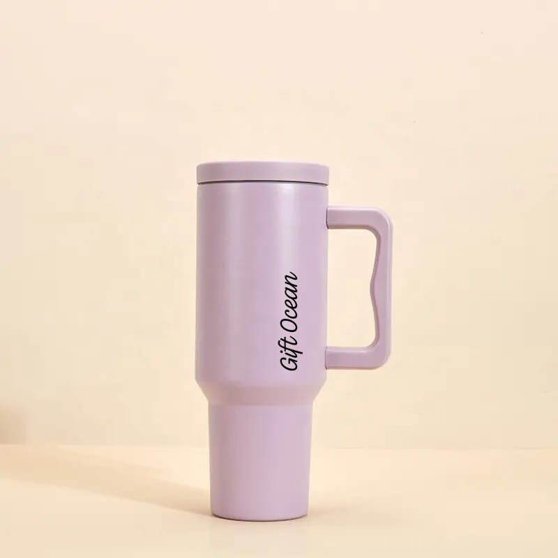 Tumbler with Handle and Straw Lid (1200ML)