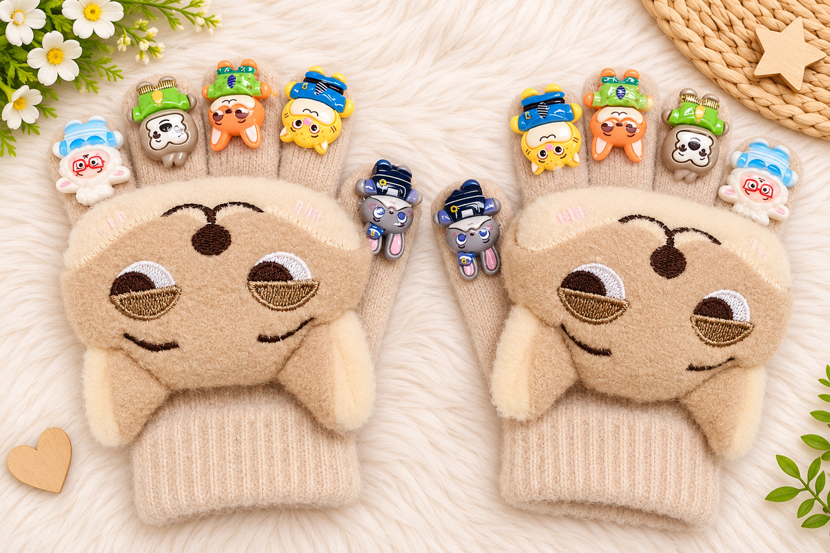 Zootopia Character Plush Winter Gloves