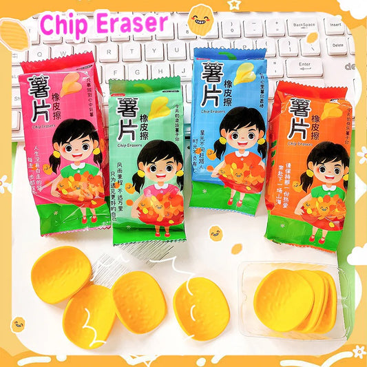 Chips Pencil Erasers