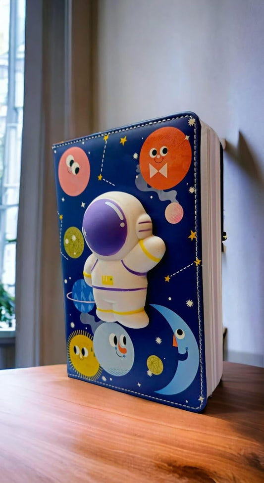 Astronaut 3D Diary with Soft Touch for Kids