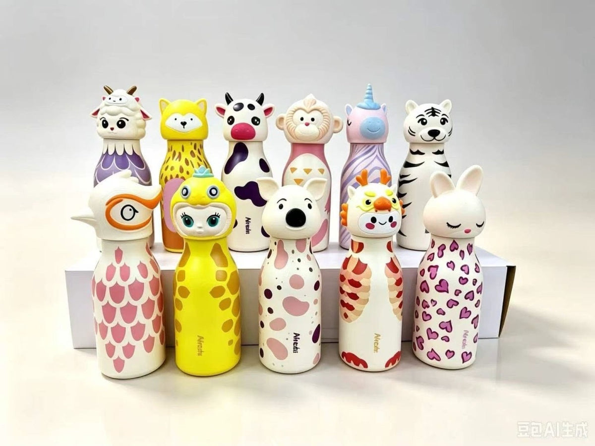 Cute Animal Face Water Bottle