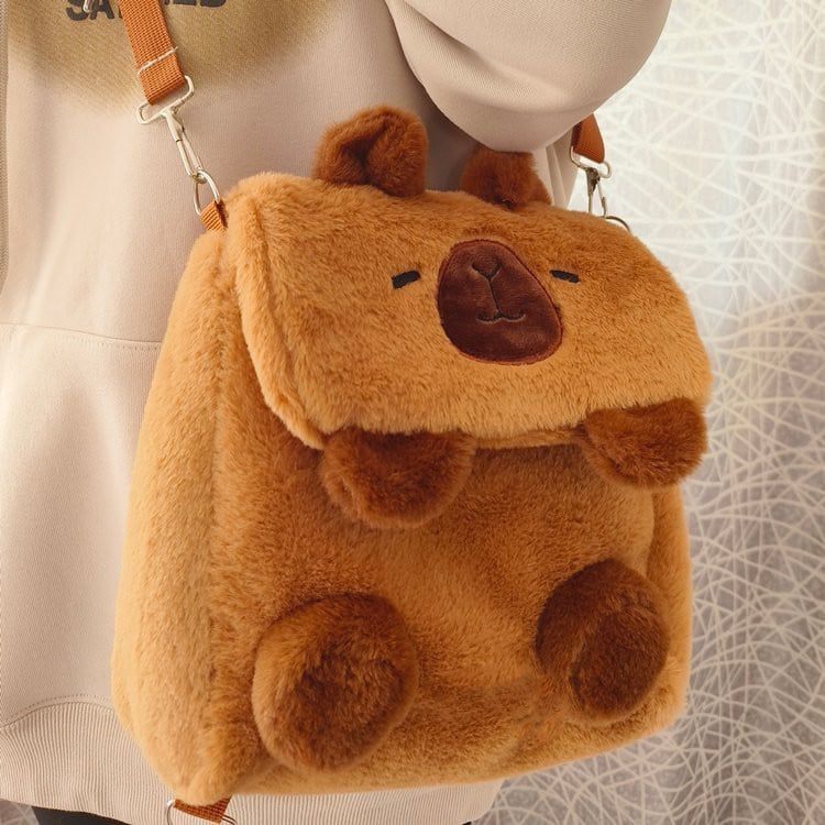 Cute Capybara Backpack Bag