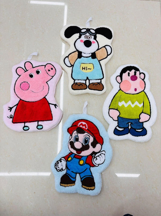 Happy Character Hand Towel
