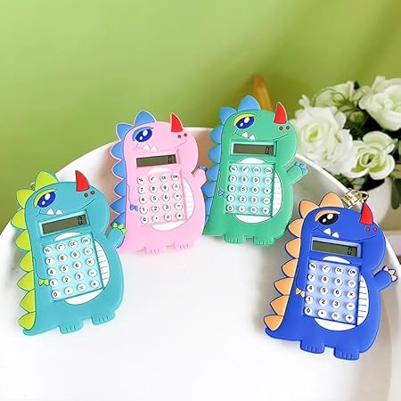 Dino Play Calculator Keychains