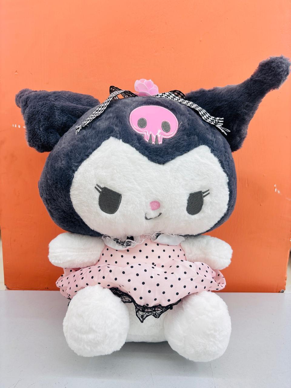Kuromi Pink Bow Cuddle Plush