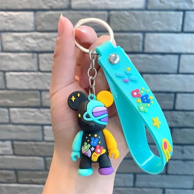 Cute 3D Anime Doodle Graffiti Scrawl Keychain