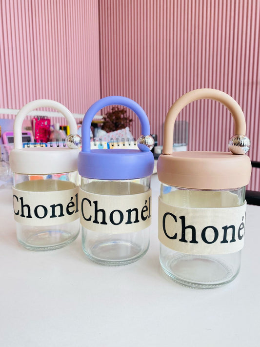 Glass Tumbler with Handle
