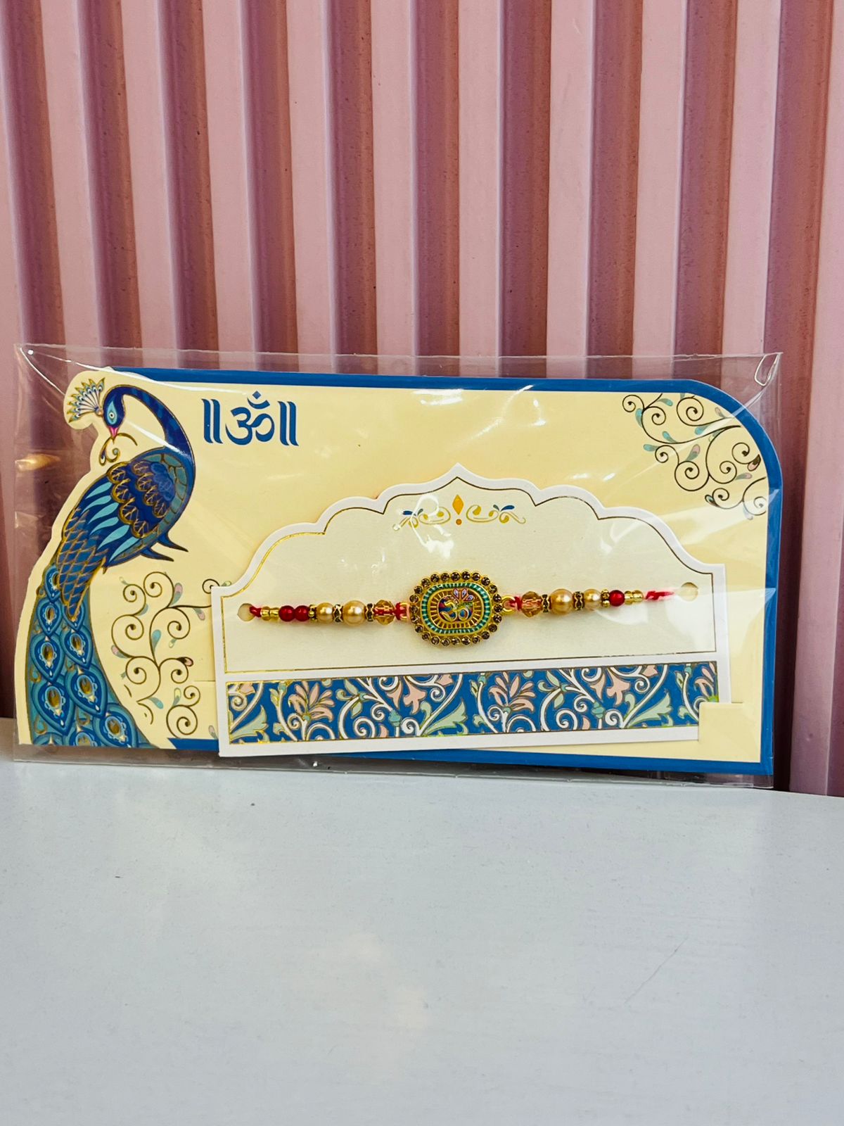 Divine Om Stone Rakhi