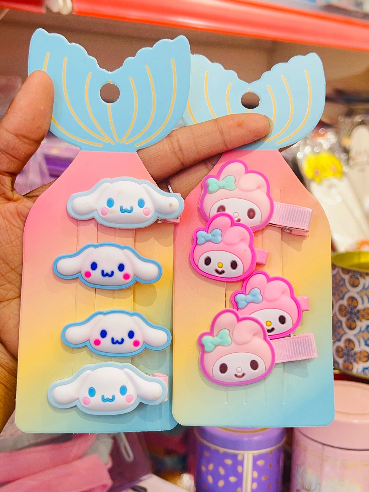 Kawaii Hair Clip Set ( Pack of 2 )