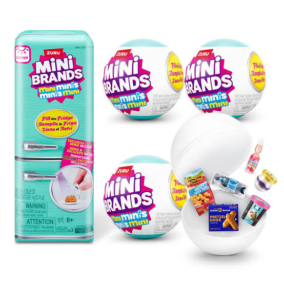 Mini Refrigerator + 3 Capsules
