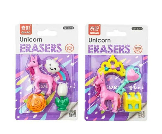 Unicorn Eraser card