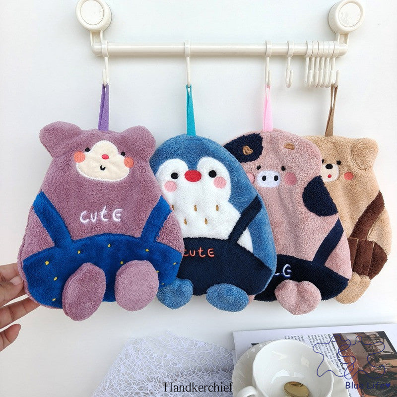 Cute Animal Buddy Hand Towel