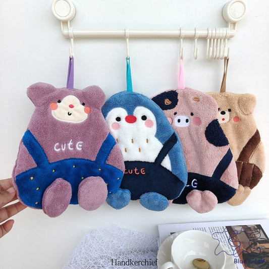 Cute Animal Buddy Hand Towel